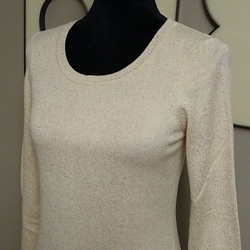 Olive & Oak Metallic Sweater